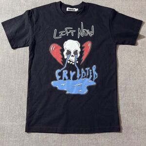 HARDWEAR Mens T Shirt Medium Lift Now Cry Later Skull Graphic Tee